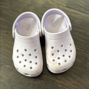 Crocs Kids' White Clogs
